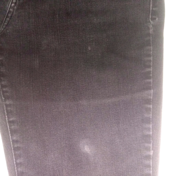Levi’s Jeans 505 Straight High Rise Women 12 Medium Fit 34x29 Mid Black Distress - Picture 15 of 15